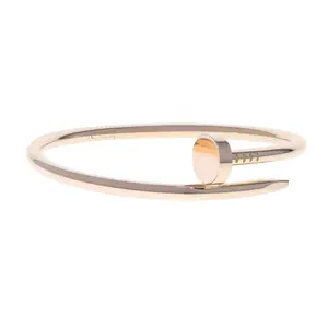 Pre-owned Cartier Juste Un Clou Bangle Bracelet Size 17
