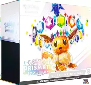 Pokémon Scarlet and Violet Prismatic Evolutions Elite Trainer Box