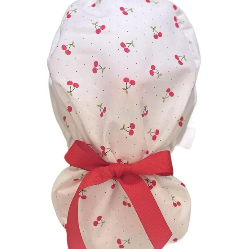 Mini cherries scrub caps