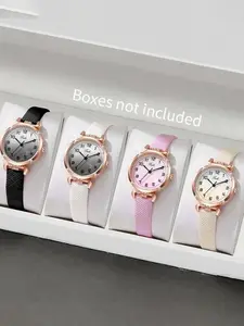 4/5-piece Women's Watch Fashion Watch Women's Versatile High end Women's Watch Women's Watch Set