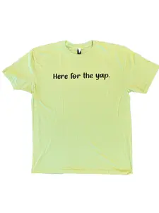 Gold Blush Here For The Yap Tee