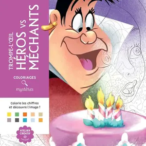 Disney Color by Numbers Coloring Book for Children and Adults - alice2 books number Adult Creative Expression Fine Motor Skills Interactive Storytelling