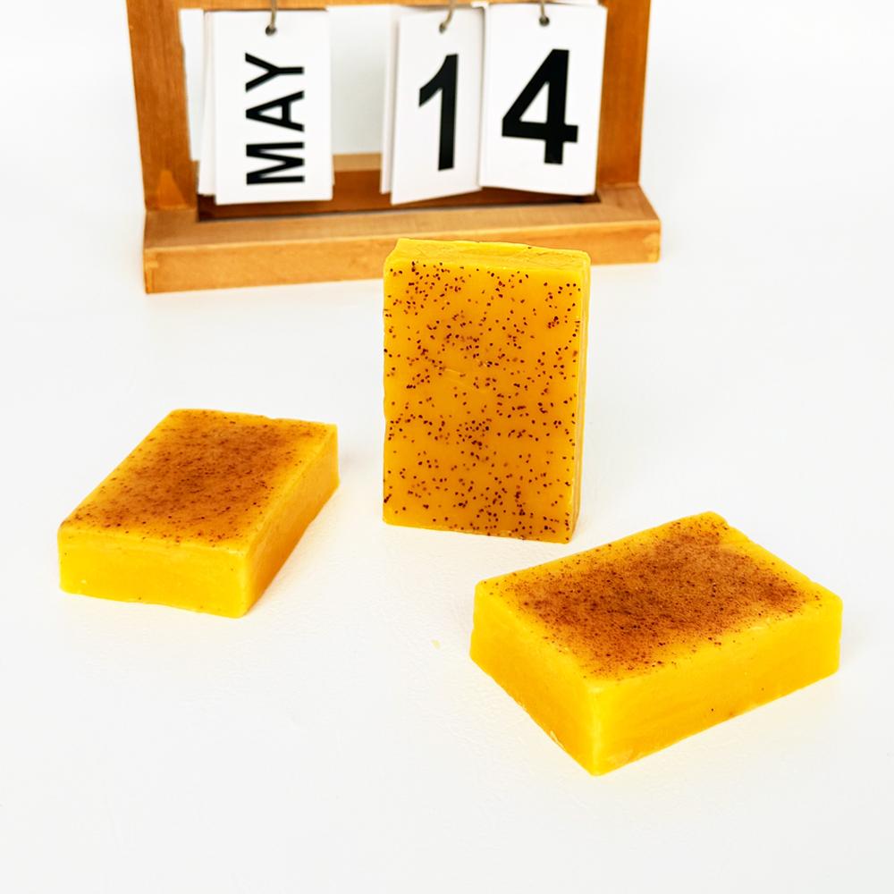 3PCS Turmeric & Kojic Acid Cleansing Soap Set Organic