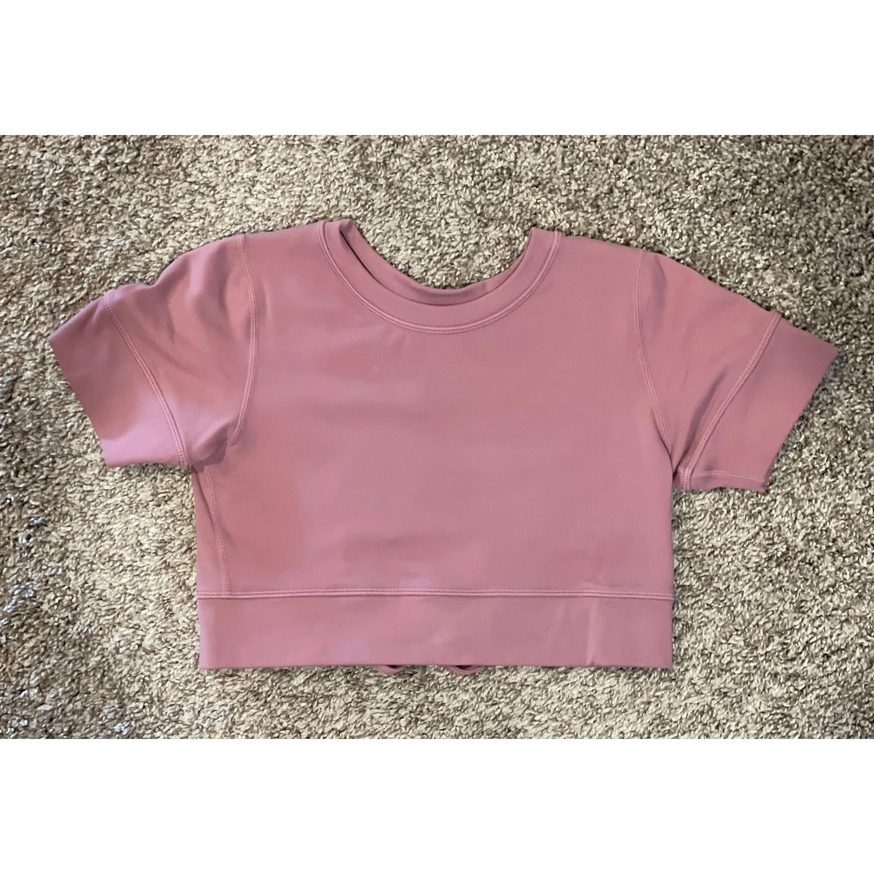 Tie-Peekaboo Back Cropped Top