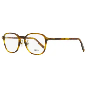 Zegna Modern Square Eyeglasses EZ5255-H 056 Havana 52mm