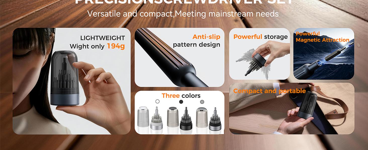 VMYTH 31 in 1 Mini Precision Screwdriver Set MS2 , Magnetic Small Tool Kit for Phone,Laptop,PS5, Switch,Glasses,Watch,screwdriver set SetHome Repair Tool Box