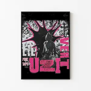 [New Music Decor - Sale Up To 40%] [Unframe] L.Uzi Vert Music Poster, Modern Hip Hop Wall Art, Colorful Rap Decor, Gift For Music Lovers