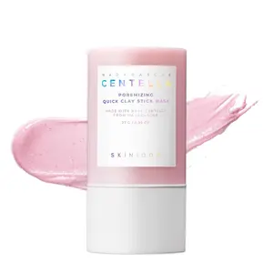 SKIN1004 Madagascar Centella Poremizing Quick Clay Stick Mask, Vegan Clay Stick, Moisturizing Essence, Hydrated Skin,Easy To Apply, For All Skin Types, Smooth Skin, Viral Clay Stick Mask Moisturizer, Korean Face Treatment