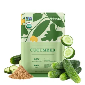 80+Mini Cucumber Seeds for Planting, Cucumber Organic - Non GMO,Heirloom Vegetable Seeds for Home Garden,Containers & Greenhouses