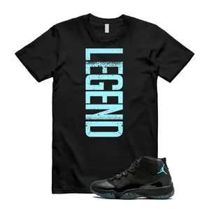 Legend Graphic Tee Shirt to Match Jordan 11 Gamma Blue Sneaker, Jordan 11 Gamma Blue Shirt, 11 Gamma Outfit, 100% Cotton, Classic style, Unisex Shirt