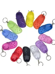 Mini Cute Plastic Sandal Keychain, Fashionable Replica Sandal Key Holder, Daily Outing Wallet Phone Backpack Decorative Pendant