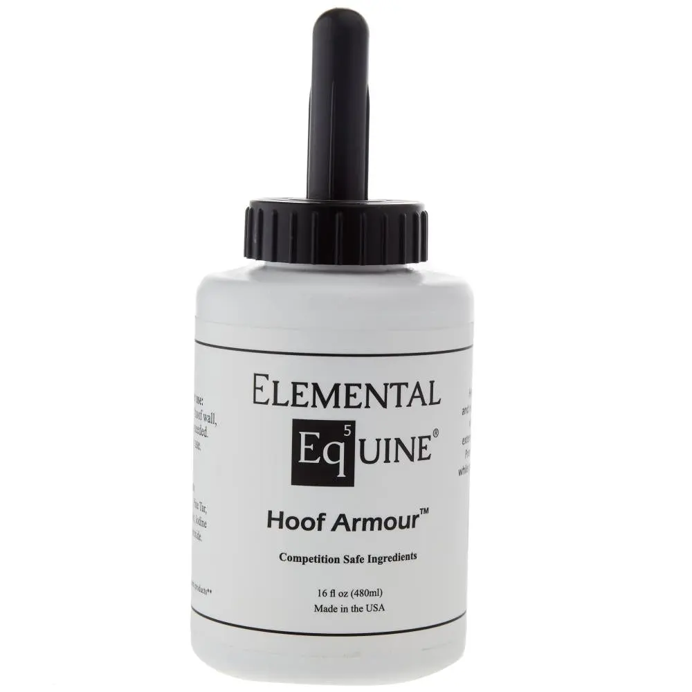 Elemental Equine Hoof Armour 16oz Dressing for Horses - Conditions and Retains Natural Moisture While Protecting Against External Elements