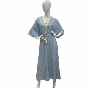 Azure Serenity Long Dress