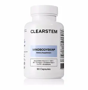 Clearstem Hormonal Acne Supplement with DIM, B5, Turmeric - 90 Capsules for Clear Skin & Hormone Balance - Natural Dietary Edible Wellness Supplement by Clearstem Healthcare
