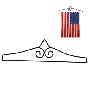Garden Flagpole with Stand Indoor Outdoor Flag Pole Holder for Garden Decorative Flags Display and Hanging Bracket