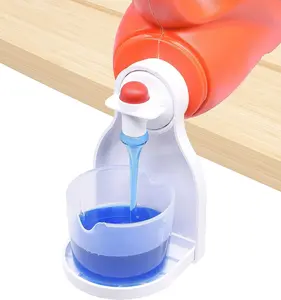 Laundry Detergent Cup Holder, Detergent Drip Catcher, Fabric Softener Liquid Tray Dispenser Organizer Drip Catcher, Laundry Accessories, Keep Laundry Room Tidy (2 Pack)