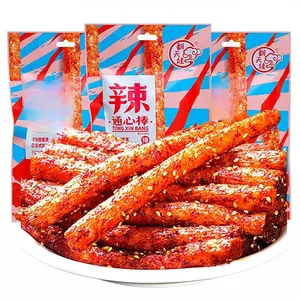 TXDYNLLK Latiao Spicy Strips 3 Packs Latiao Spicy Gluten Classic Chinese Special Snack Food, Vegan, , , 68g/2.39 Ounces per Pack (Pack of 3)