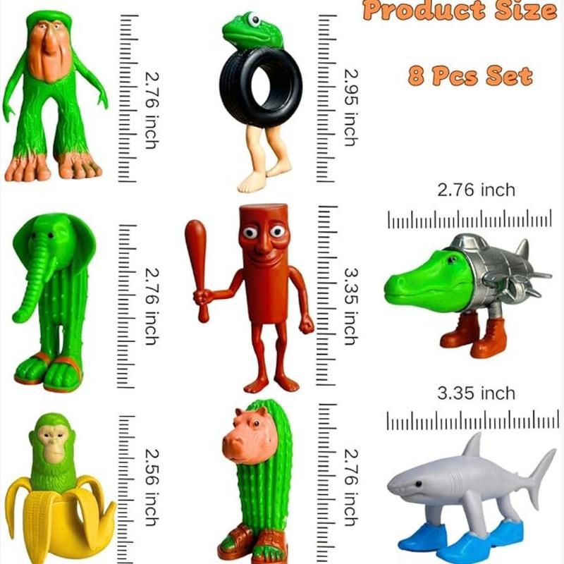 Italian Brainrot Toys 24pcs Tralalero Tralala Meme Shark Figures 2.5in Funny Animals Keychain Decor Summervibes Gifts for Fans Squishy Bag Charms Car Accessories Collector Set Fun Collectibles Silicone Figurines Decorative Figurines Italian Brainrot Toys 24pcs Tralalero Tralala Meme Shark Figures 2.5in Funny Animals Keychain Decor Summervibes Gifts for Fans Squishy Bag Charms Car Accessories Collector Set Fun Collectibles Silicone Figurines Decorative Figurines