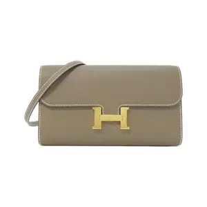 Pre-owned HERMÈS Calfskin Small Leather Goods Hermes Constance To Go Wallet