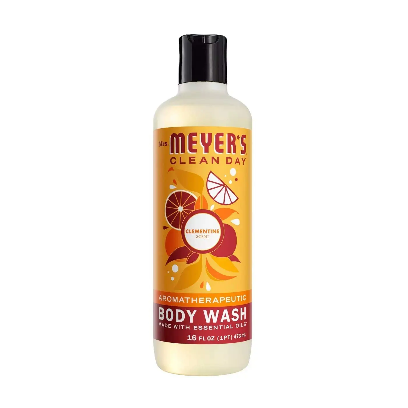 MRS. MEYER'S CLEAN DAY Body Wash, Clementine, 16 Oz