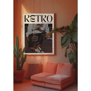 Retro Aesthetic, Tennis Poster