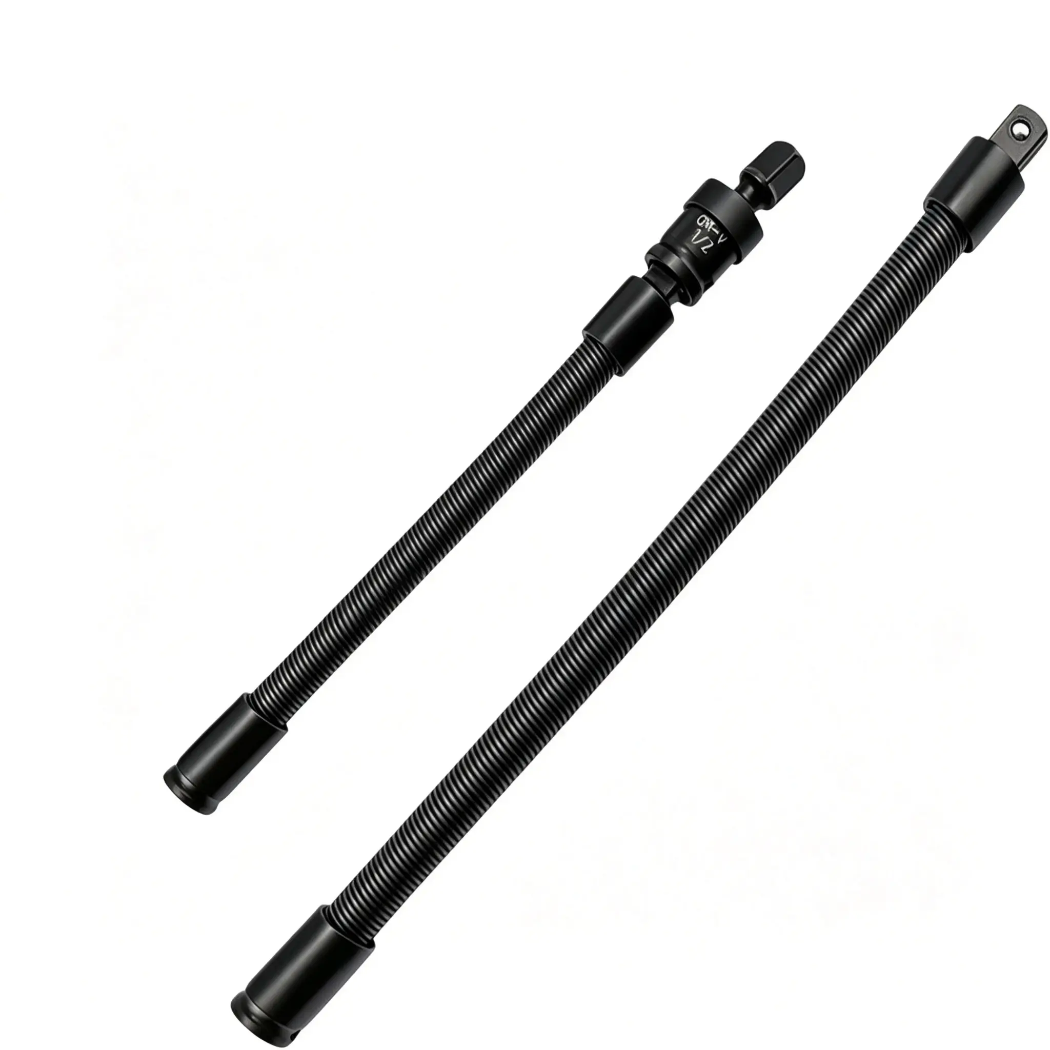 1/2 Inch Drive Flexible Socket Extension Bar, Bendable Ratchet Extender for Tight Spaces Auto Repair