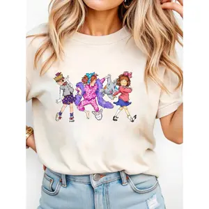 Junie B Teacher Shirt, Junie B Jones Children's Book T-Shirt, Kindergarten Teacher T-Shirt, Teacher Life T-Shirt, Teacher Sweatshirt, Teacher Gift Women Round Neck Printed T-Shirt