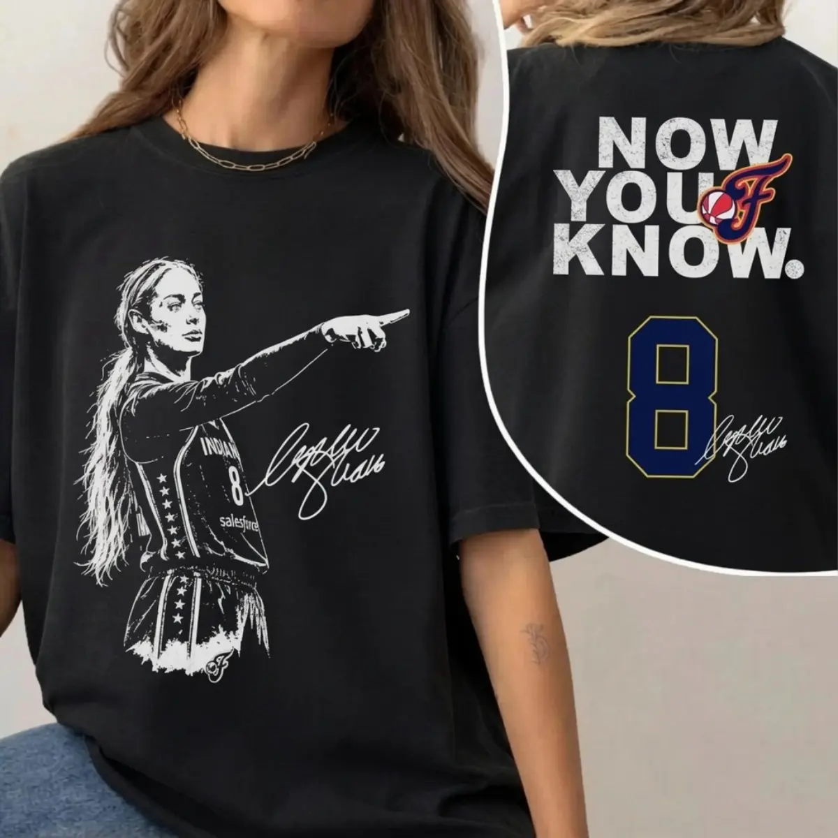 Youth & Adult Sophie Cunningham 8 Women Basketball Vintage T Shirt
