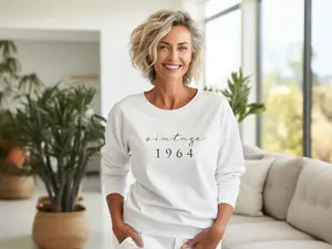 Vintage 1964 60th Birthday Gift for Women, Vintage 1964 Sweatshirt for Her, 60th Birthday Present, 60th Sweatshirt for Her TTS 1 1511x18