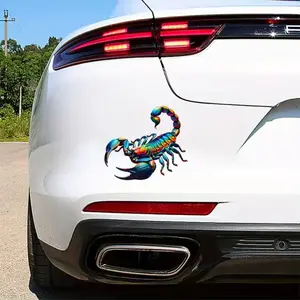 Vibrant Creative Centipede Sticker, Perfect for Cars, Refrigerators, Luggage, Motorcycles, Windows, Helmets, Decorative Decal, Graphic Decal
