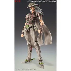 JOJO STEEL BALL RUN Gyro Zeppeli Action Figure Medicos Chobitsu Kōdō 100% Original PVC Anime Model Toys Collection Doll Gift