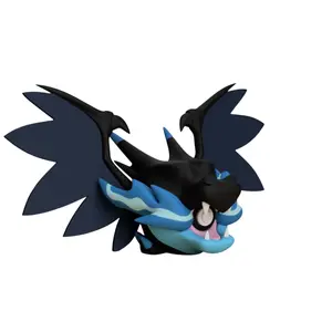 Mega Charizard X Poke Ball - Inspired 3D Printed Collectible