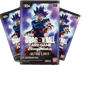 Bandai Dragon Ball Card Game Fusion World Ultra Limit 12-Card Booster Pack FB04 English Version
