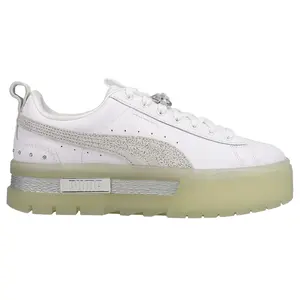 PUMA Womens Mayze Crystal Galaxy Platform Sneakers Shoes Casual - White