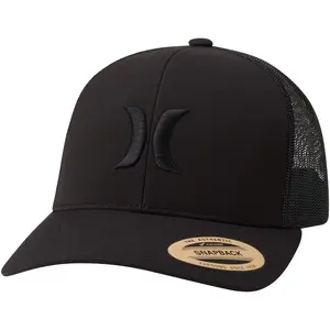 Hurley Men's Caps - Del Mar Mesh Panel Baseball Cap Trucker Hat - Snap Back Hats for Men