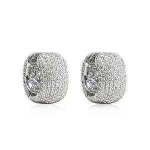 UURiel Cubic Zirconia Diamond Hoop EarringsMen's earrings BF Gift Jewelry Black Friday Gift