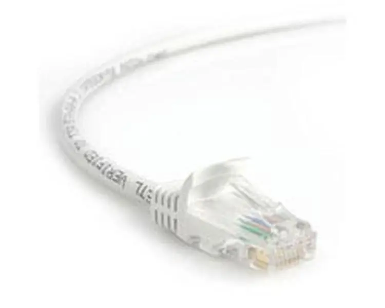 Startech 25 ft (7.62m) White Snagless Copper Cat5e UTP Patch Cable - 350 MHz, 1x RJ-45 Male, ETL Certified, FCC Approved, Type CM (UL), Lifetime Warranty