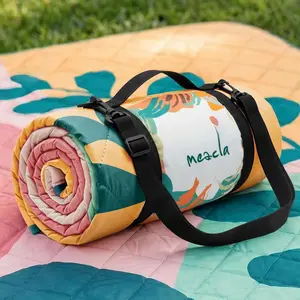 Picnic Blankets 3 Layer, Sandproof and Foldable Outdoor Blanket for Beach Camping, Park and Travel, 60x80 Inch