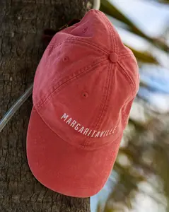 Margaritaville - Coral Dad Hat - Margaritaville by Kenny Flowers Embroidered Cap