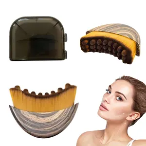 Lymphatic Drainage Massage Face Brush for Effective Facial Contouring & Lymphatic Drainage - Lymphatic Contour Design & Dry Brushing for Defined Contours Facial