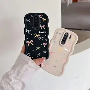 1 Piece Chic Note 8 Pro LUCKY Bow Case For Redmi Note 8 Pro Made Of Flexible With Anti-Scratch And Bracelet For Fashion