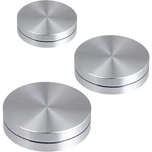 3 Pack Ceramic Clay Pottery Throwing Trimming Spinner Tool, Rotary Small Clay Tools Suitable for Potters and Clay Artists (30mm/38mm/45mm)