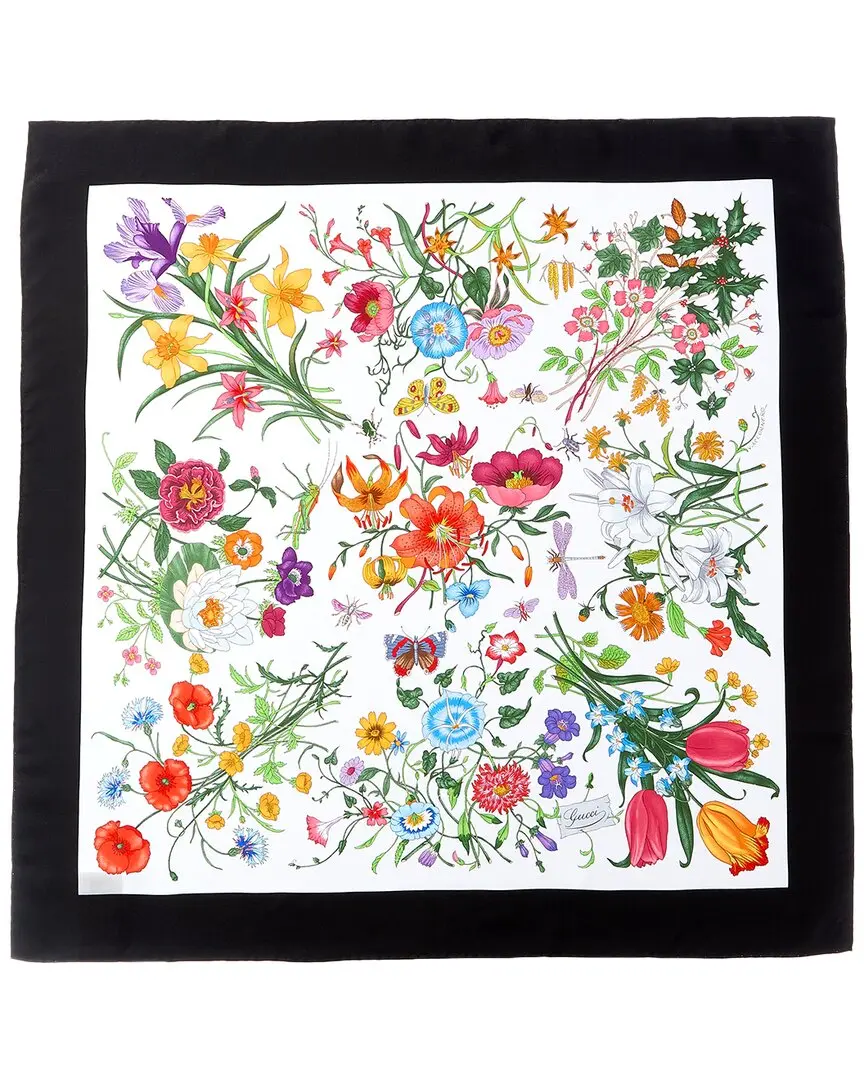 Gucci Printed Silk Twill Scarf