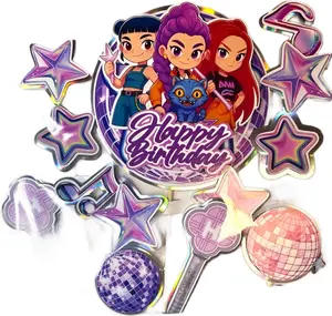 Kpop demon Cake Toppers for Decoration - Perfect for Birthday Cakes