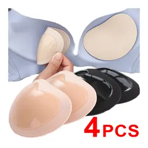 Chest Pad Bikini Set Push Up Padded Bikinis Swimsuit Women Swimwear Thicker Breathable Sponge Bra Pads Nipple Cover