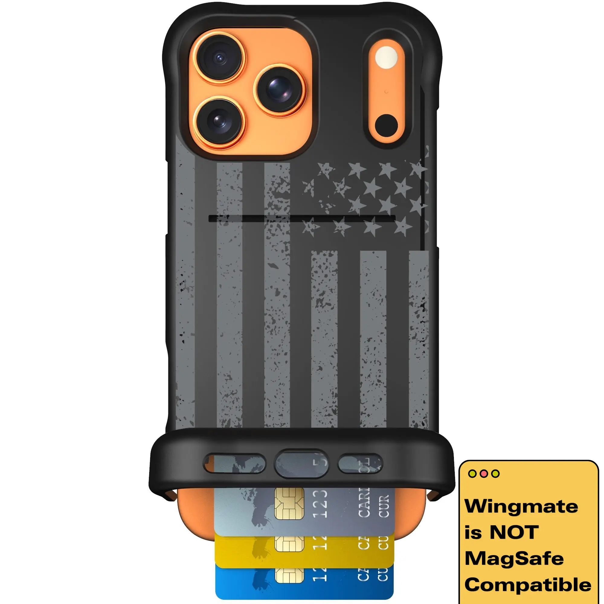 Scooch Wingmate Hidden Wallet Case - Weathered Glory (Not MagSafe Compatible)