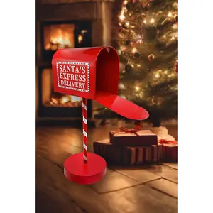 Santa's Mailbox - Christmas Decoration by Wizardi F07M4-2-24FM10385