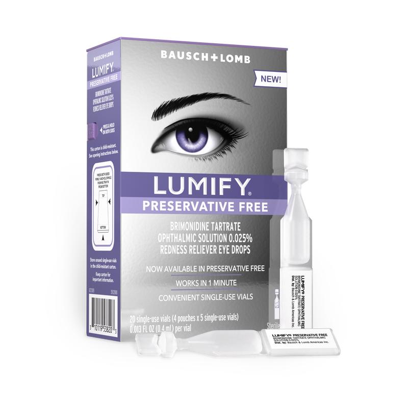 LUMIFY Redness Reliever Preservative Free Eye Drops