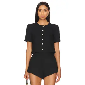 Amanda Uprichard x REVOLVE Braswell Top in Black