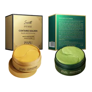Avocado & Golden Eye Mask Set - A Gentle Solution for Puffiness and Dry Skin, Ideal for Daily Eye Care and Skincare Gift